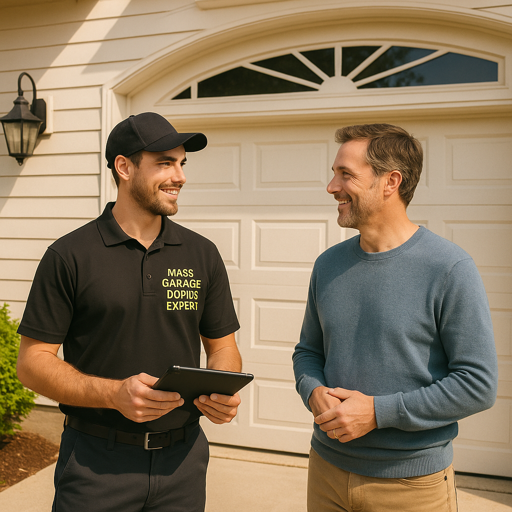 Garage door maintenance service in Chelmsford, MA by Mass Garage Doors Expert