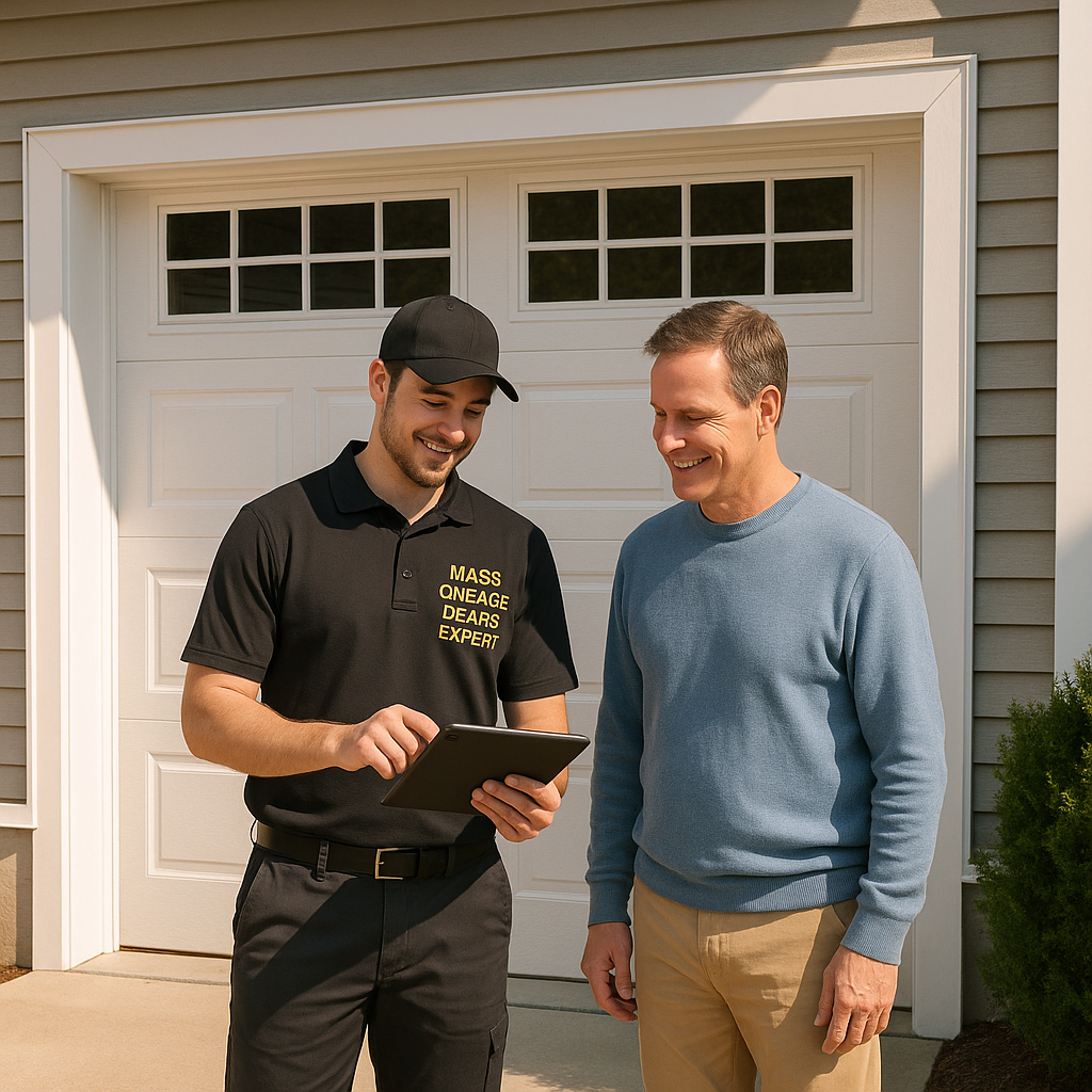 Garage door cable replacement service in Dunstable, MA by Mass Garage Doors Expert