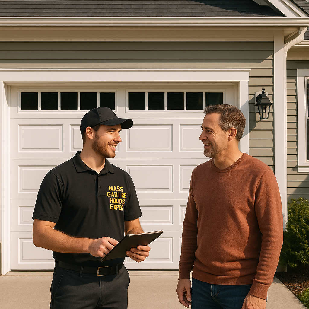 Professional garage door installation service in Beverly, MA by Mass Garage Doors Expert