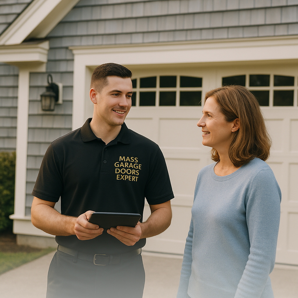 Garage door maintenance service in Marblehead, MA by Mass Garage Doors Expert