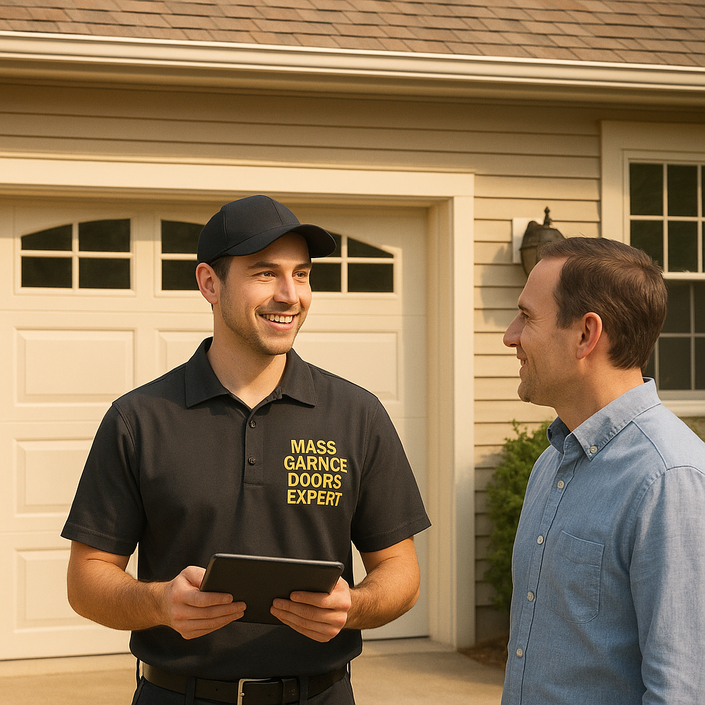 Garage door opener repair service in Middleton MA by Mass Garage Doors Expert